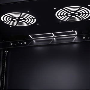 12U 19-Inch Single Section Wall Mount Cabinet 600mm Depth Internal top detail