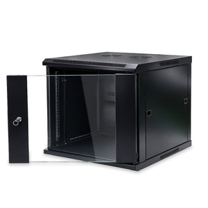 12U 19-Inch Single Section Wall Mount Cabinet 600mm Depth Opening Image