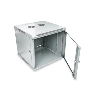12U 19-Inch Single Section Wall Mount Cabinet 600mm Depth RAL7035