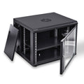 12U Double Section Swing Out Wall Mount Cabinet 550mm Depth VCELINK
