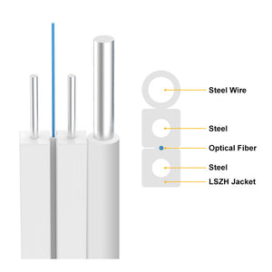 ftth cable with messenger