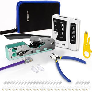Stainless RJ45 Crimping Tool Set