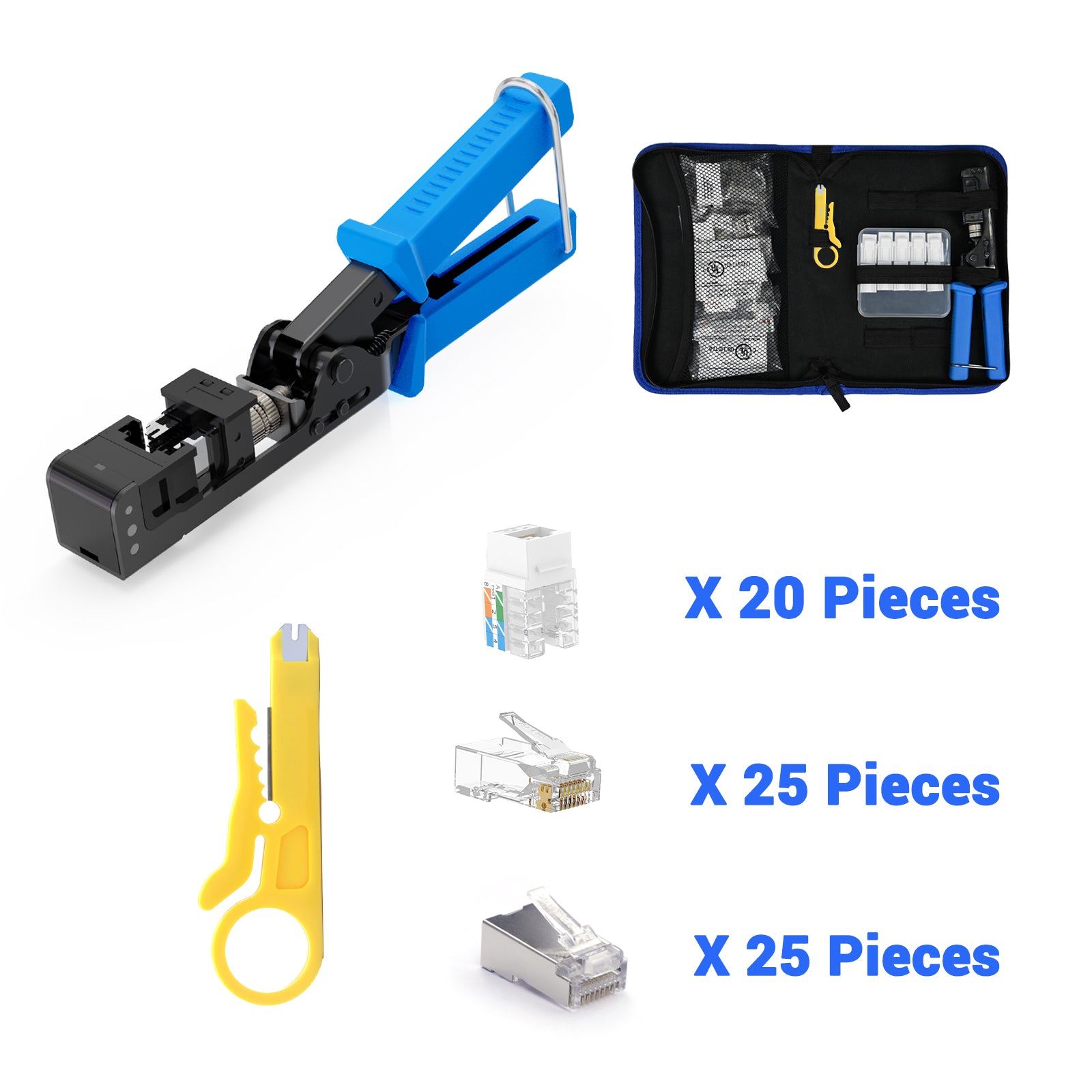 Keystone Kit Keystone Jack Termination Tool Kit VCELINK