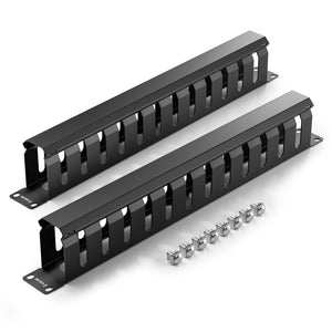 12-Slot 1U Server Rack Cable Management VCELINK