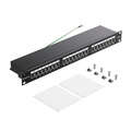 1U Shielded CAT6A 24 Port RJ45 Patch Panel VCELINK
