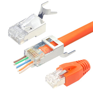 cat 7 pass-throgh connector