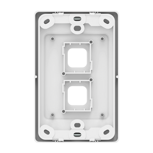 Australia-Style Ethernet Keystone Wall Plate 2 Port with Cat6 Coupler VCELINK