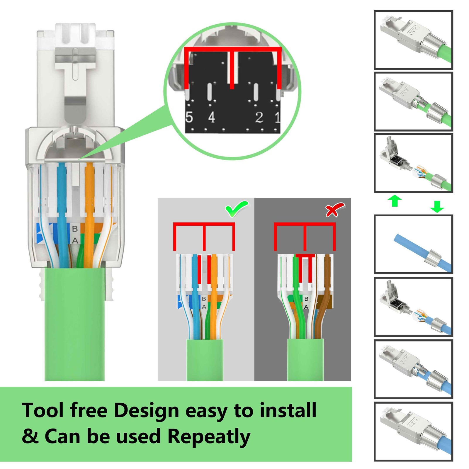 RJ45 CAT8 Connector VCELINK