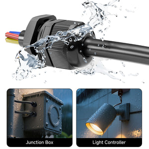 Cable Gland IP68 Nylon Waterproof Assortment (PG7/PG9/PG11/PG13.5/PG16)