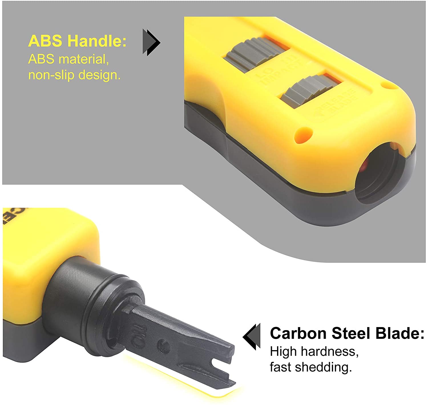 5分割のC Flexzion Ethernet Punch Down Tool - 110 Blade Punchdown Tool