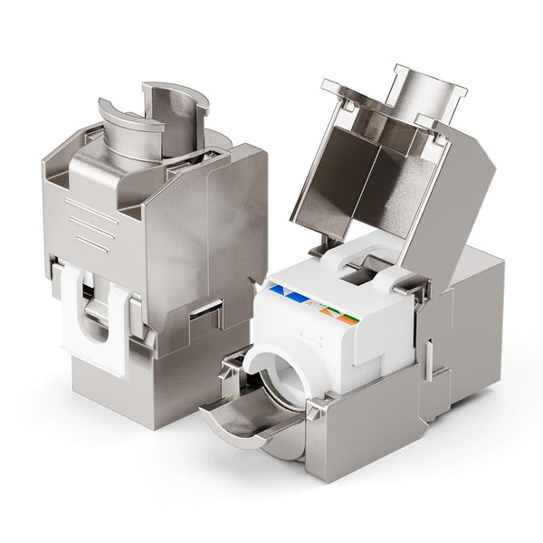 Clearance！180 Degree Toolless CAT6A Keystone Jack VCELINK