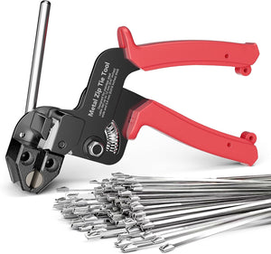 Metal Zip Tie Tool with 100 PCS 304 Zip Ties 