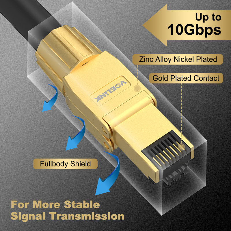 Cat7/Cat6a Field Termination Plug VCELINK