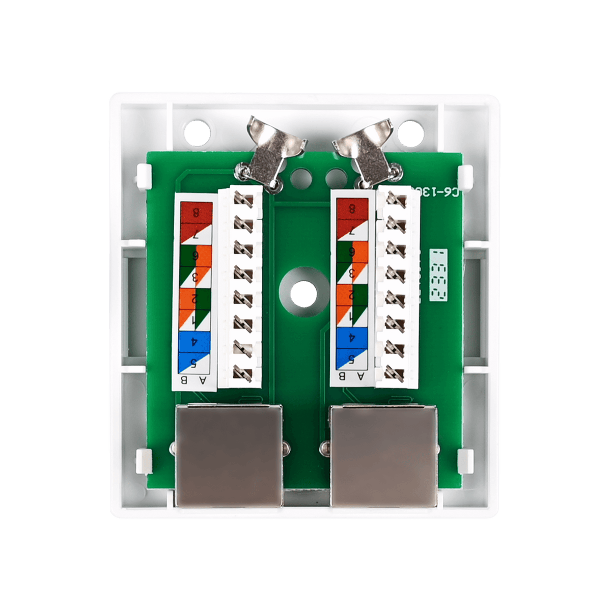2-Port Cat6 Surface Mount Box VCELINK