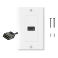 HDMI Wall Plate with Pigtail (1-Port) VCELINK