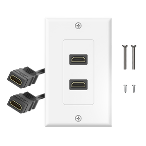 HDMI Wall Plate with Pigtail 