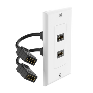 HDMI Wall Plate with Pigtail 