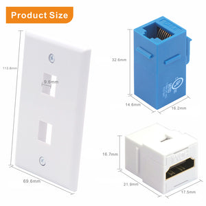 HDMI und Ethernet Wandanschlussplatte VCELINK