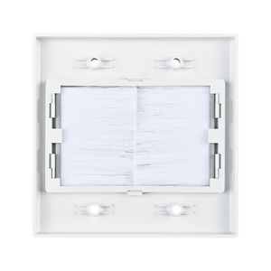brush insert for wall plate