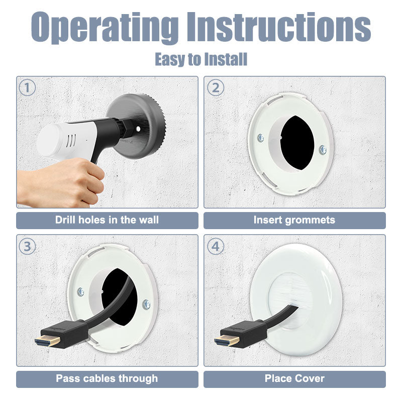 Round Brush Plate Cover VCELINK