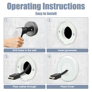 how to install brush wall plate?