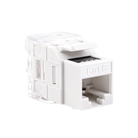 Cat6 180 Degree Toolless Keystone Jack