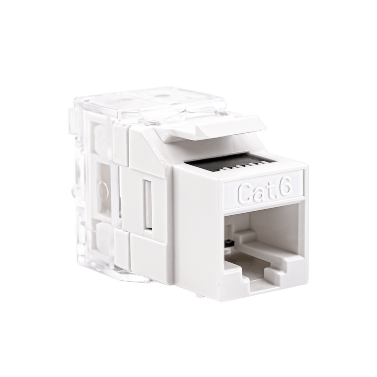 Cat6 180 Degree Toolless Keystone Jack