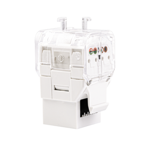 Cat6 180 Degree Toolless Keystone Jack