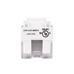 Cat6a Keystone Jack UL-Listed achieve 10 Gbps performance