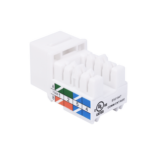Cat6a Keystone Jack UL-Listed 