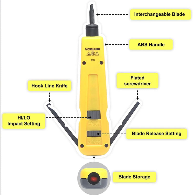 Network Tools Inserter UTP Cat6 Network Tool Set VCELINK