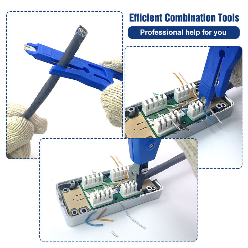 kroneco✨ Krone Punch Down Tool with Cat 6 Wire Stripper VCELINK