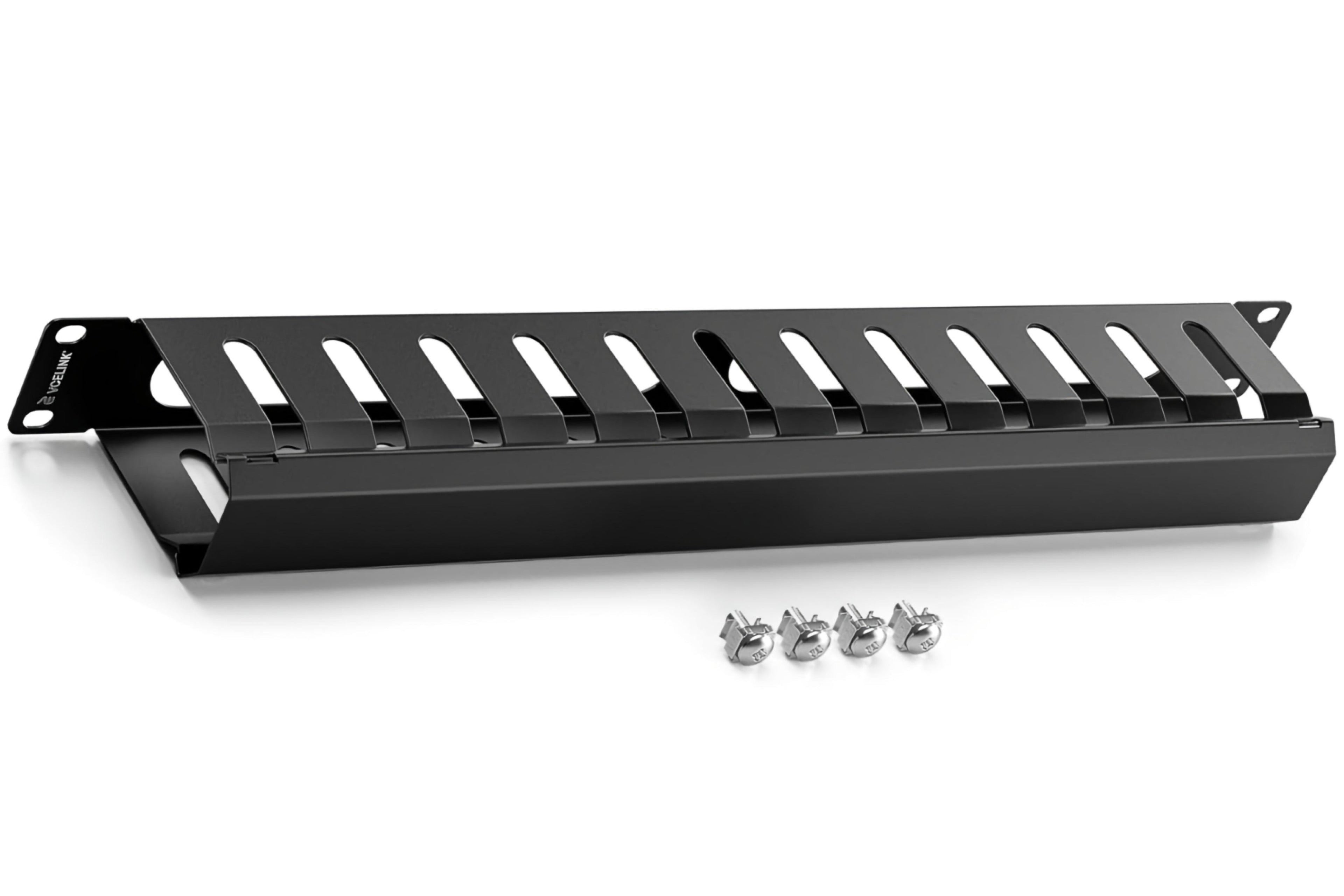 Server Rack Wire Slots 1U Server Rack Cable Management 24-Slot VCELINK