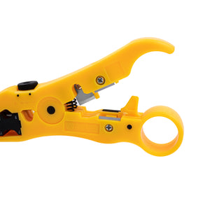 Universal Cable Wire Stripper with SK5 steel blades provide sharp, wear-resistant cutting performance