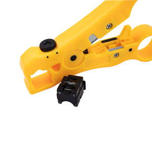 Universal Cable Wire Stripper supports coaxial stripping, adjustable stripping, and flat cable cutting