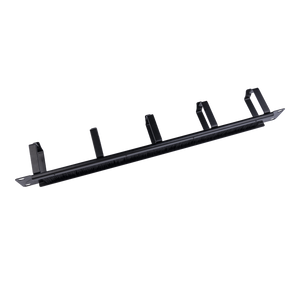 Brush Metal Cable Manager helps block dust while maintaining proper airflow through rack openings.