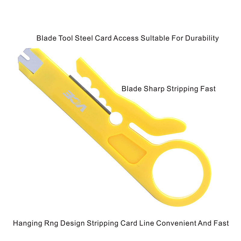 VCELINK GJ668BL Pince à Sertir RJ45 Reseau Professionnel Outil Sertissage  RJ45 R11 Cat7 Cat6 : : Bricolage