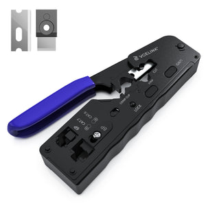 Multi-Function Pass Through RJ45 Crimper VCELINK