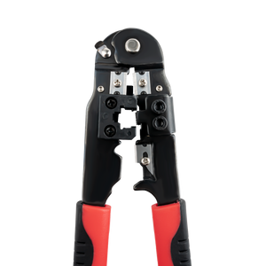 High-quality steel blades provide fast and clean cable cutting