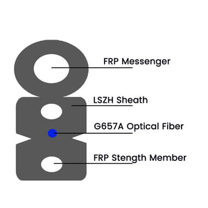 outdoor ftth drop cable