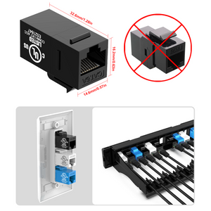 Cat6A Keystone Coupler