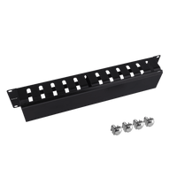 12-Slot 2U Server Rack Cable Management