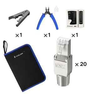 KJ20 Cat7 Toolless Connector Kit VCELINK