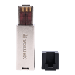 Cat6a RJ45 Field Termination Plug with Locking Mechanism