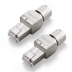 Compact Toolless Cat6a Shielded Connectors VCELINK