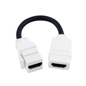 8K Female to Female HDMI 2.1 Keystone Pigtail Cable