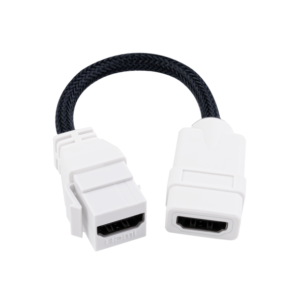 8K Female to Female HDMI 2.1 Keystone Pigtail Cable