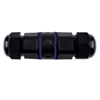Short-body IP68 Waterproof RJ45 Coupler designed for use in outdoor, underwater, or elevated network installations