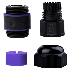 Short-body IP68 Waterproof RJ45 Coupler 