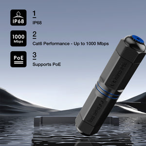 IP68 waterproof rj45 coupler